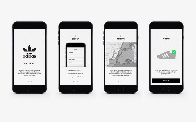 Fashion Feature Of The Week- Adidas Reservation App
